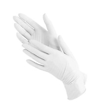 Перчатки нитрил. S (100 шт.) белые Benovy