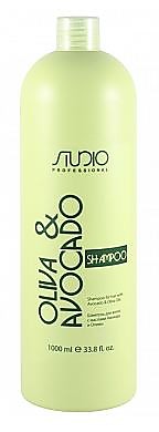 Kapous Studio Шампунь для волос с маслами авокадо и оливы, 1 л